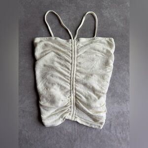 Pilcro Cream Textured Camisole